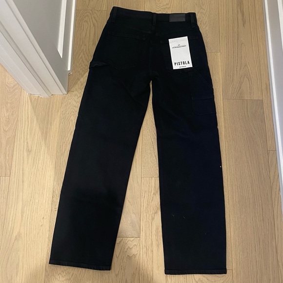 NWT PISTOLA LEXI CARPENTER MID RISE STRAIGHT IN COAL - SZ. 24 - Picture 10 of 10